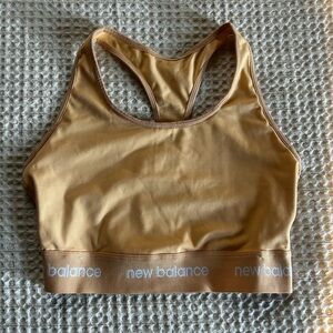 New Balance Gold Sports Bra